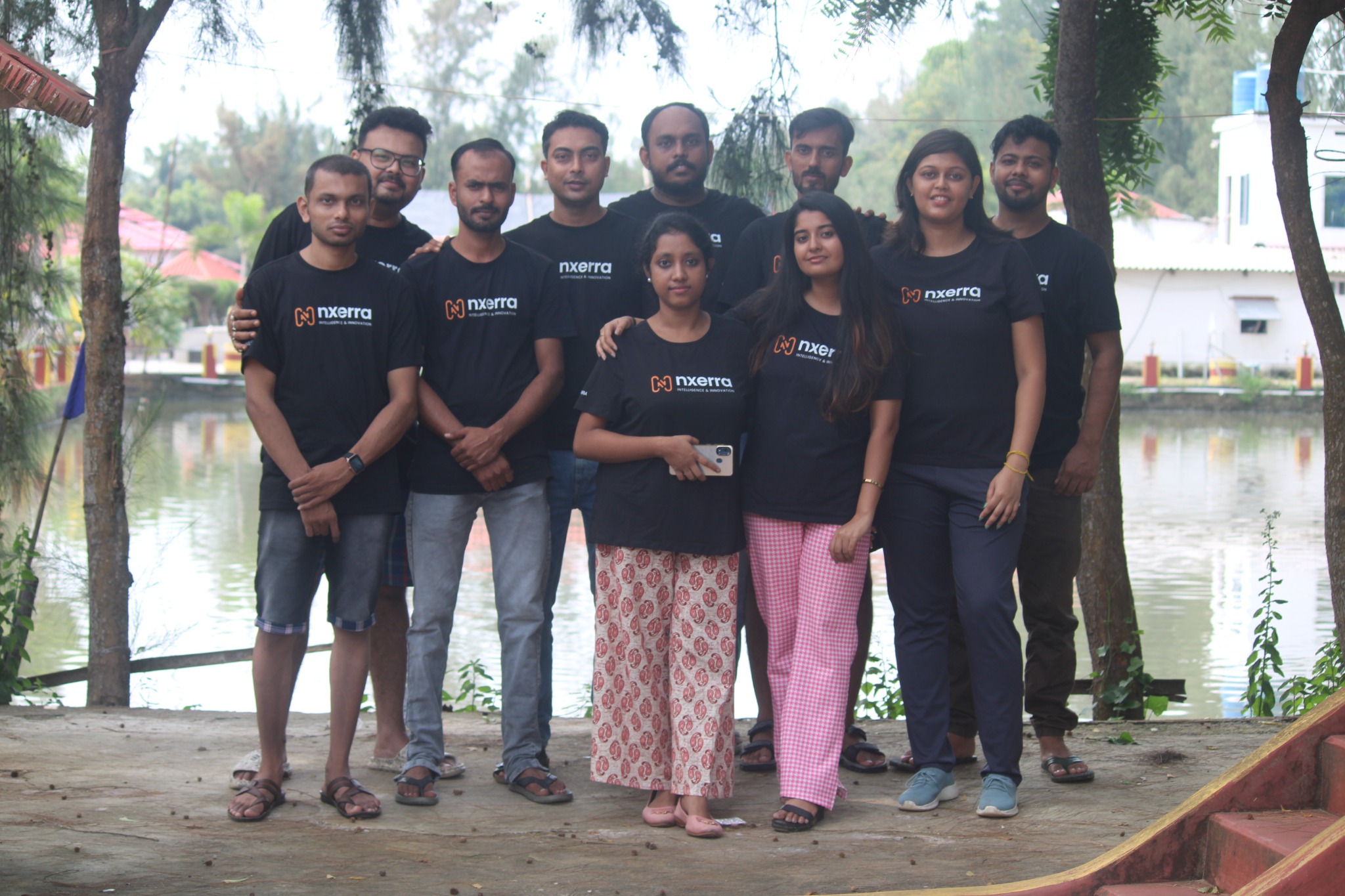 Nxerra team celebrating together